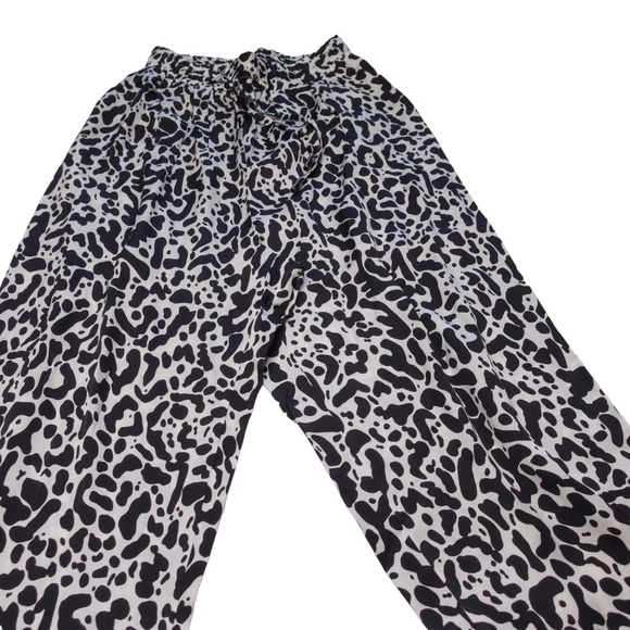 Revolve Lita By Ciara Viscose Pants Cheetah print black white size XXS NWOT $248 - Picture 4 of 10